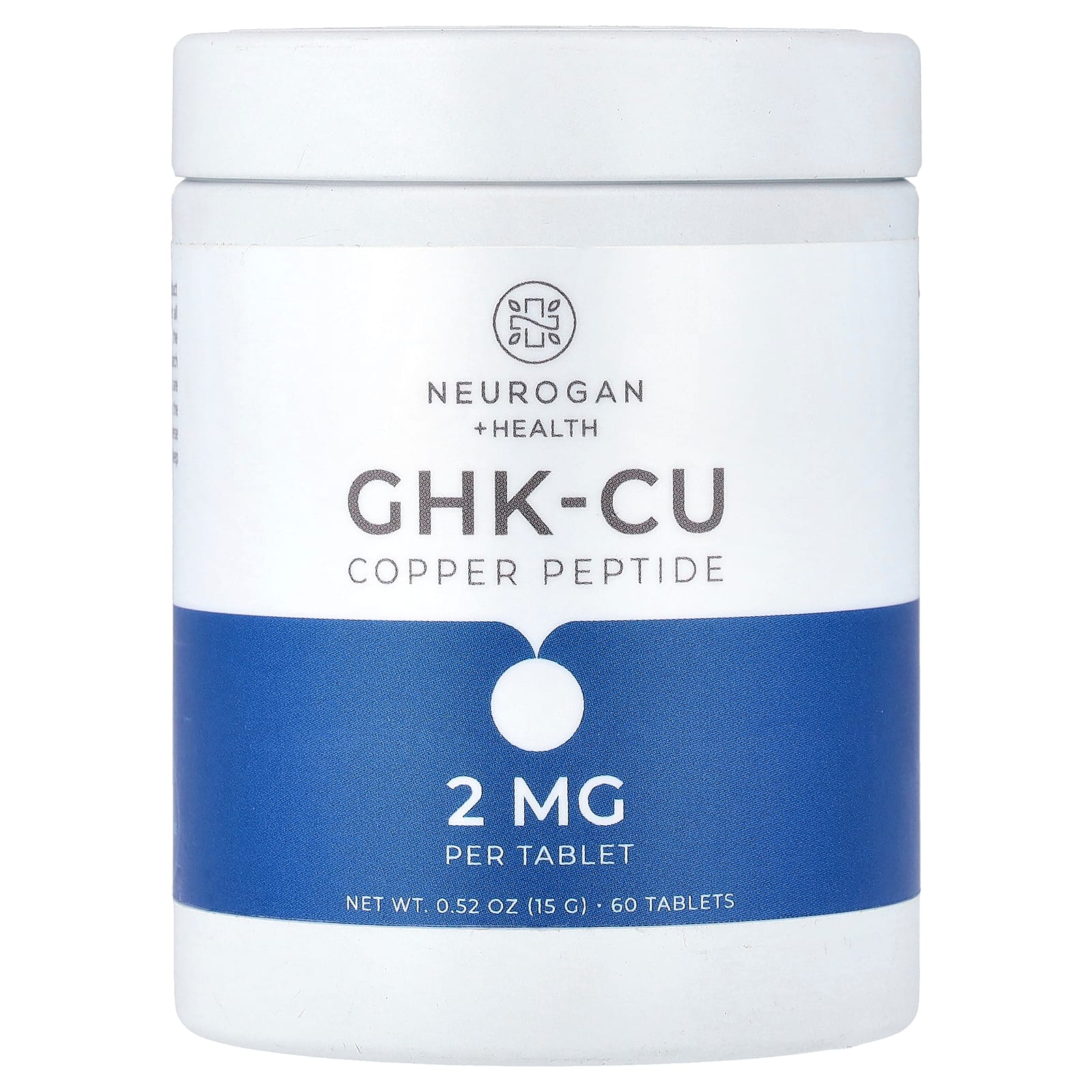Péptido de cobre GHK-Cu, 120 mcg, 60 comprimidos