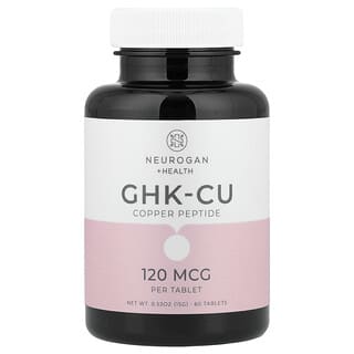 Neurogan Health, Péptido de cobre GHK-CU, 120 mcg, 60 comprimidos