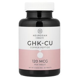 Neurogan Health, Peptídeo de Cobre GHK-CU, 120 mcg, 60 Comprimidos