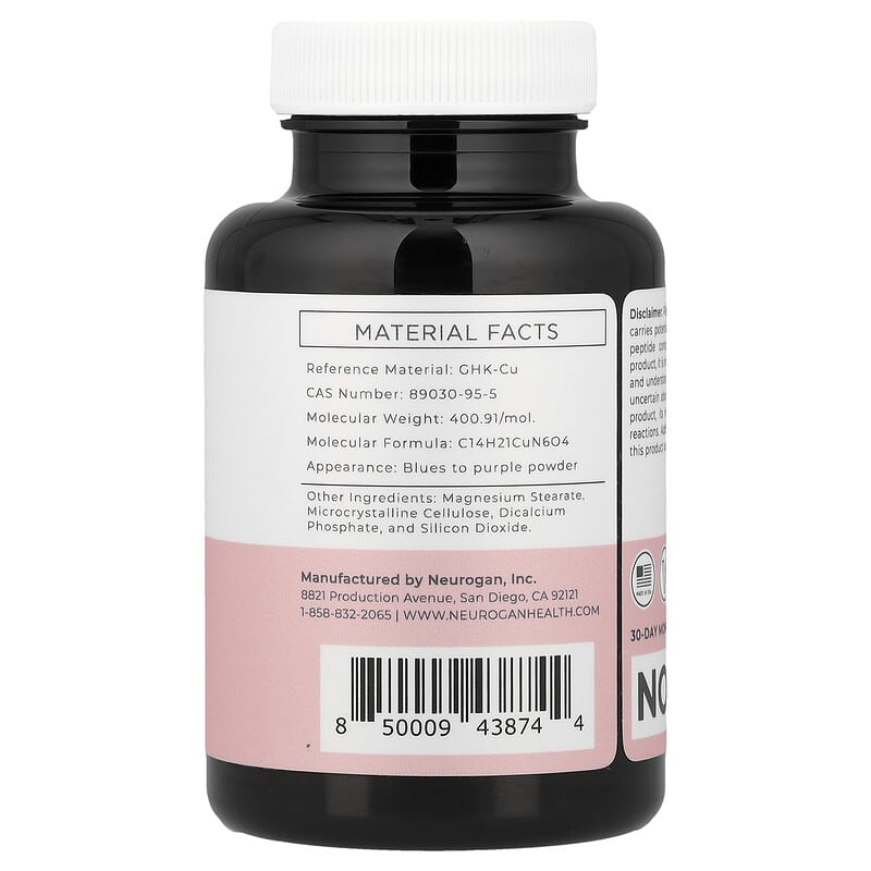 ghk cu donde comprar GHK-CU, Péptido de cobre, 120 mcg, 60 comprimidos This formula blends copper Alluvi Glow Ghk-Cu 70Mg Gastrointestinal Support Size:10mg/10mg/50mg (one vial)