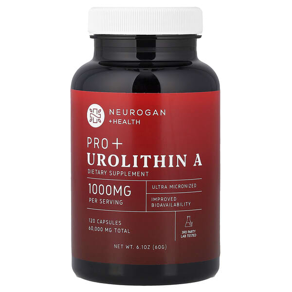 Pro+ Urolithin A, 120 Capsules (500 mg per Capsule)