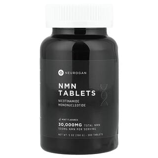 Neurogan Health, NMN, Mint, 300 Tablets (100 mg per Tablet)