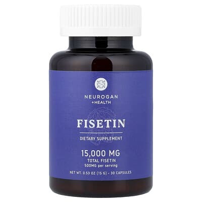 Neurogan Health, Fisetin, 500 mg, 30 Capsules
