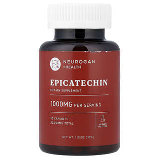 Neurogan Health, Epikateşin, 1.000 mg, 60 Kapsül (Kapsül başına 500 mg), 1,05 oz (30 g)