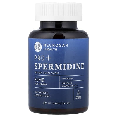 Neurogan Health, Pro+ Spermidine, 120 Capsules, 0.6 oz (18.16 g)