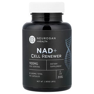 Neurogan Health, NAD+, Cell Renewer, Zellerneuerung, 900 mg, 90 Kapseln