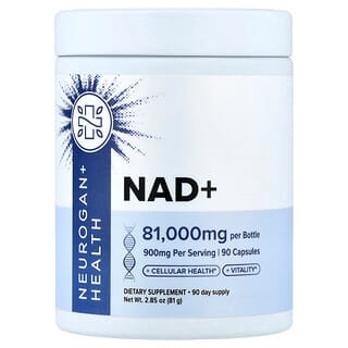 Neurogan Health, NAD+, Wildbeere, 900 mg, 90 Kapseln