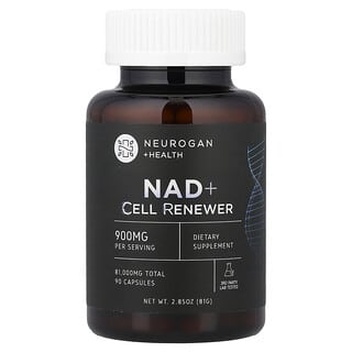 Neurogan Health, NAD+, Régénération de cellules, 900 mg, 90 capsules