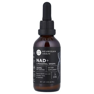 Neurogan Health, NAD+ Lipozomal Damlalar, Yaban Mersini, 300 mg, 2 oz (60 ml)