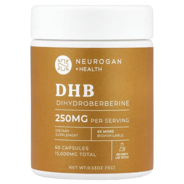 Neurogan Health, DHB, 250mg, 캡슐 60정