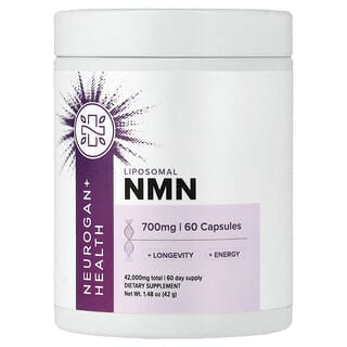Neurogan Health, Liposomal NMN, 700 mg, 60 Capsules