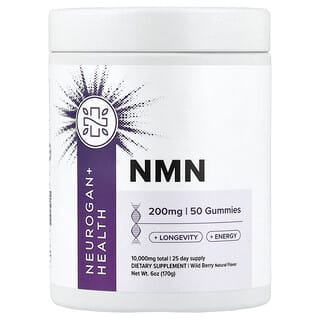 Neurogan Health, NMN 구미젤리, 야생 베리, 200mg, 구미젤리 50개