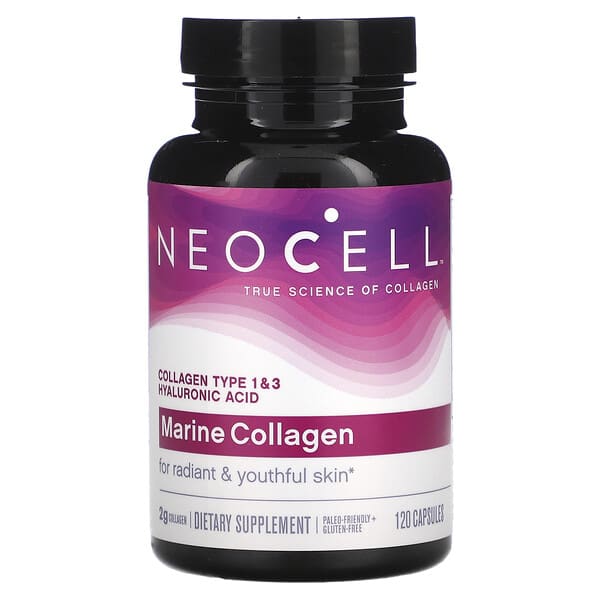 NeoCell‏, Marine Collagen, ‏120 כמוסות