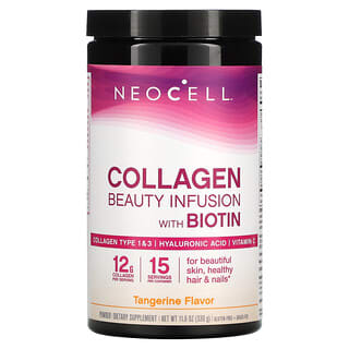 NeoCell, Collagen Beauty Infusion Drink Mix with Biotin, Tangerine, 11.6 oz (330 g)