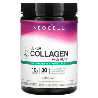 NeoCell, Super Collagen Powder, Super-Kollagen-Pulver, geschmacksneutral, 300 g (10,6 oz.)