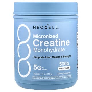 NeoCell, クレアチン、微粉化クレアチン一水和物、プレーン、500g（1.1ポンド）