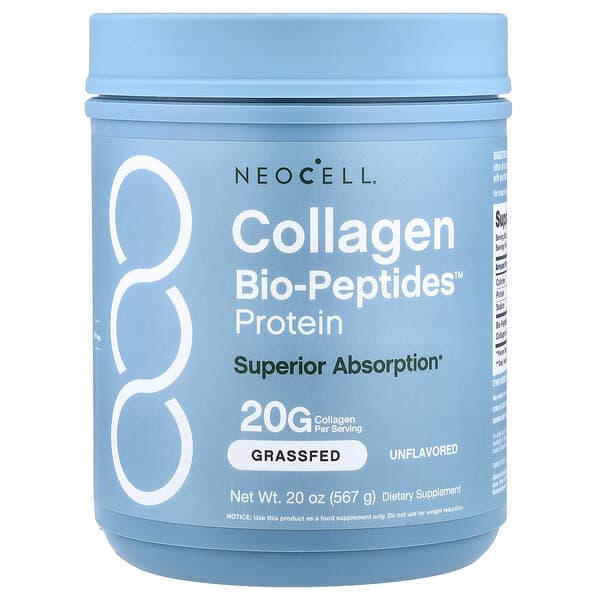 NeoCell, Collagen Bio-Peptides™ Protein, Unflavored, 20 oz (567 g) — product photo 1