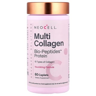 NeoCell, Advanced Solutions, Multi Collagen Bio-Peptides™ Protein, 60 Caplets