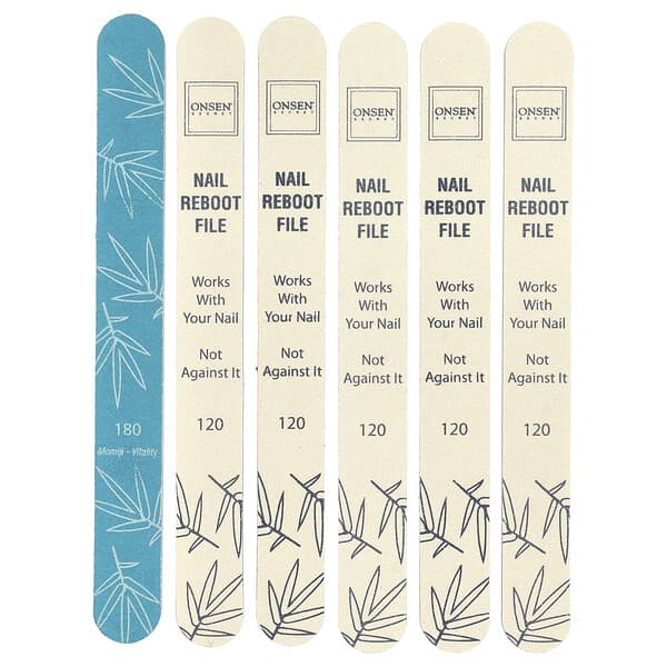 Onsen Secret, 指甲銼 120/180，6 把