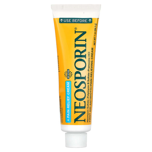 Neosporin, デュアルアクションクリーム ペインリリーフ（チクチク・ジンジンなどのお悩み対策）クリーム 28.3g（1オンス）