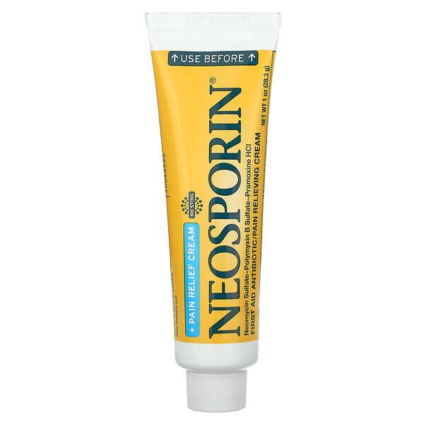 Neosporin, + Pain Relief Cream, 1 oz (28.3 g)