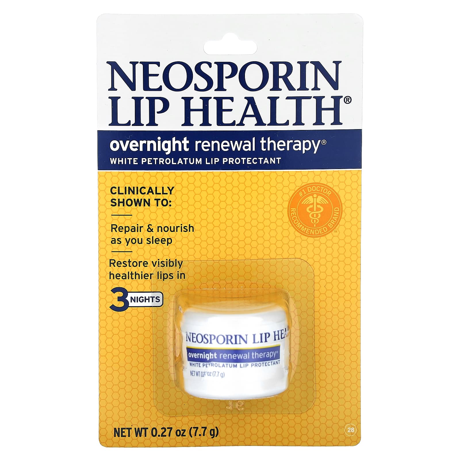 Neosporin, Lip Health, Overnight Renewal Therapy, 0.27 oz (7.7 g)