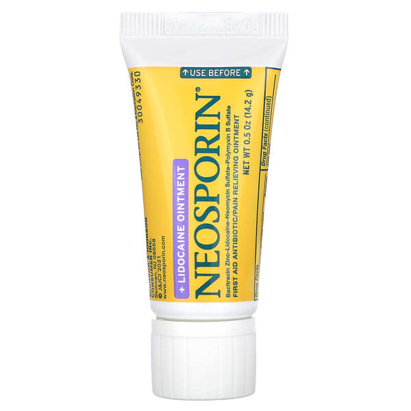 Neosporin, +利多卡因軟膏，0.5 盎司（14.2 克）