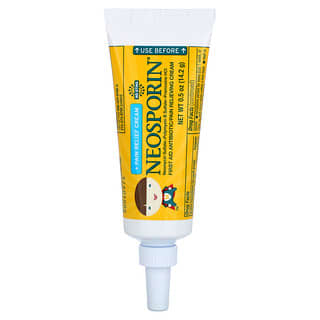 Neosporin, Crème à double action, Crème anti-douleur, Pour les enfants de 2 ans et plus (14,2 g)