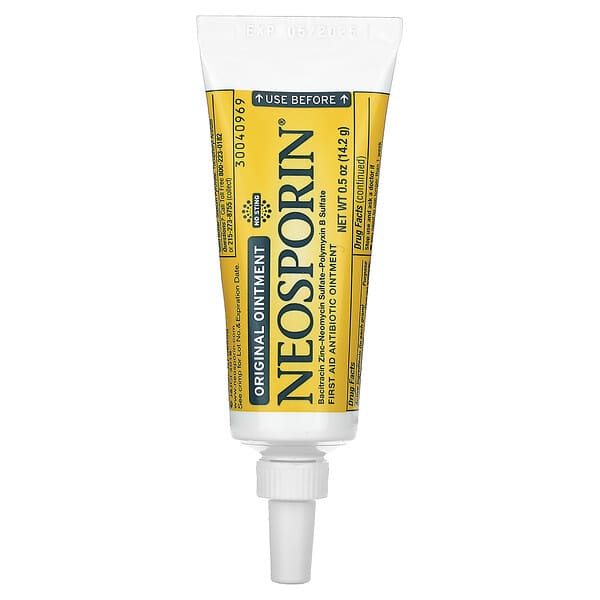 Neosporin, 急救細菌控制劑軟膏，原味，0.5 盎司（14.2 克）