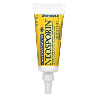 Neosporin, Dual Action + Pain Relief Ointment, 0.5 oz (14.2 g)