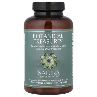 Natura Health Products, Botanical Treasures®, 180 Capsules