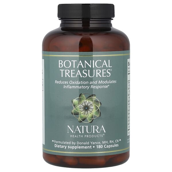 Natura Health Products, Botanical Treasures®, 캡슐 180정