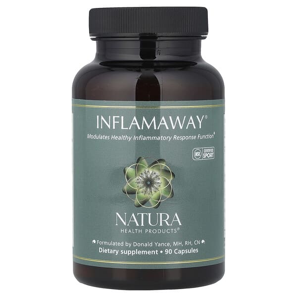 Natura Health Products, Inflamaway®, 캡슐 90정