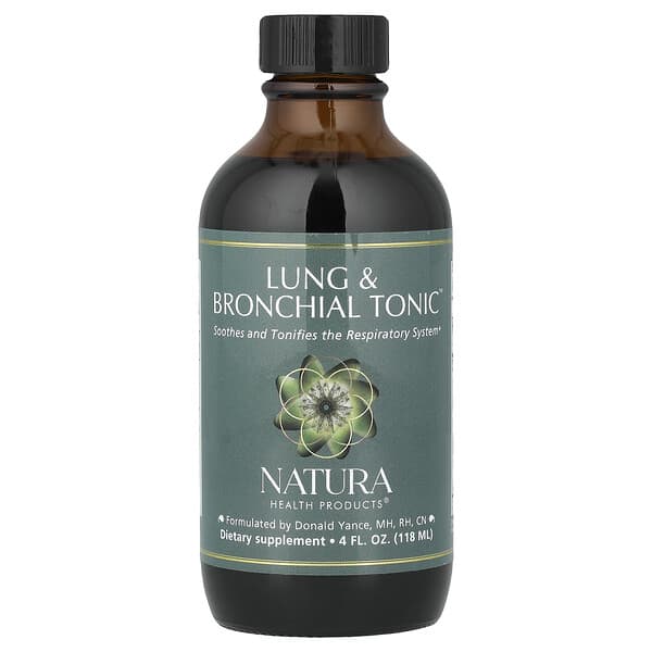 Natura Health Products, 폐 및 기관지 강장제, , 118ml(4fl oz)