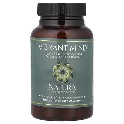 Natura Health Products, Vibrant Mind®, 90 Capsules