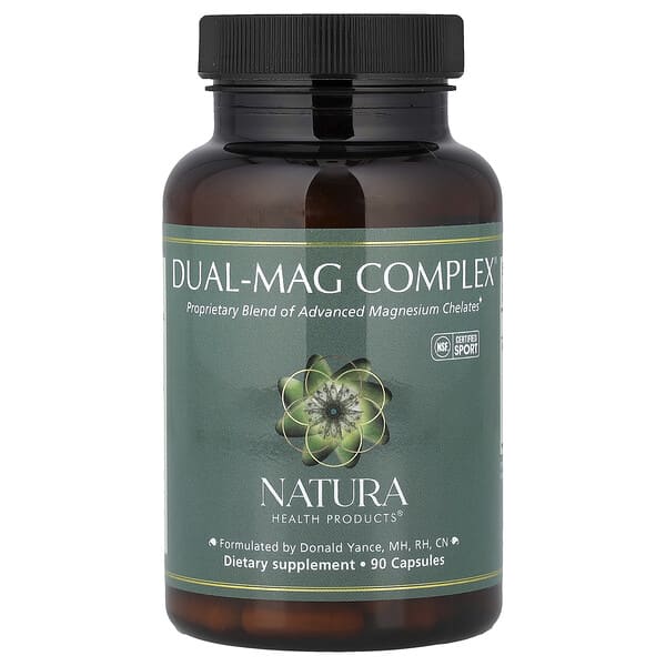 Natura Health Products, Dual-Mag Complex®, 캡슐 90정