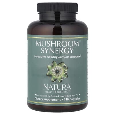 Natura Health Products, Mushroom™ Synergy, 180 Capsules