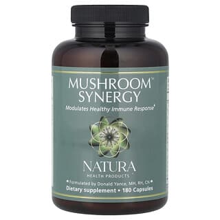 Natura Health Products, Mushroom™ Synergy, 180 kapsula