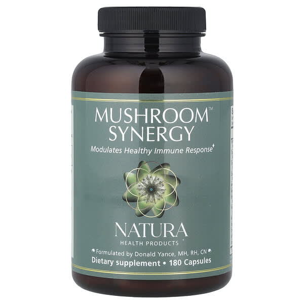 Natura Health Products, Mushroom™ 시너지, 캡슐 180정
