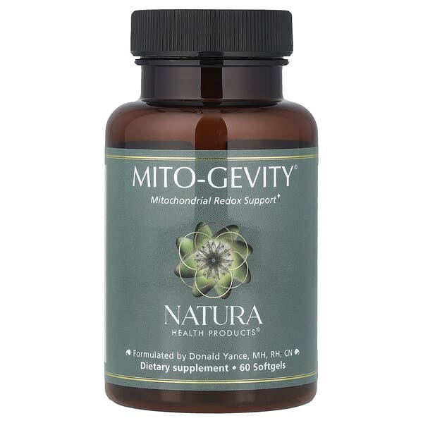 Natura Health Products, Mito-Gevity®, 소프트젤 60정
