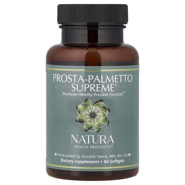 Natura Health Products, Prosta-Palmetto Supreme®, 소프트젤 60정
