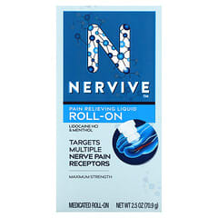 Nervive, Pain Relieving Liquid, Medicated Roll-On, 2.5 oz (70.9 g)