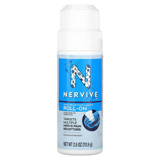 Nervive, Líquido para aliviar el dolor, Roll-on medicado`` 70,9 g (2,5 oz)