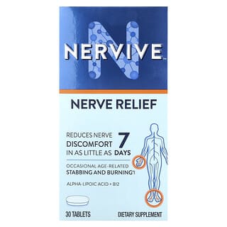 Nervive, Nerve Relief, 30 таблеток