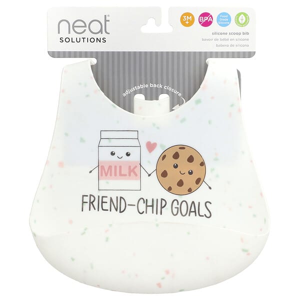 Neat Solutions, 실리콘 스쿱 턱받이, 3M +, 1개