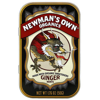 Newman's Own Organics, Ginger Mints, 1.76 oz (50 g)