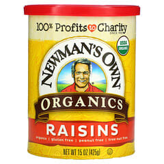 Newman's Own Organics, Orgánicos, Pasas, 425 g (15 oz)