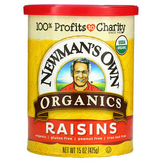 Newman's Own Organics, オーガニック、レーズン、425g（15オンス）