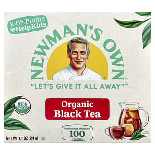 Newman's Own Organics, Organic Black Tea, 100 Tea Bags, 7.1 oz (201 g)