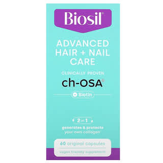 BioSil, Soin avancé pour les cheveux et les ongles, 60 capsules originales